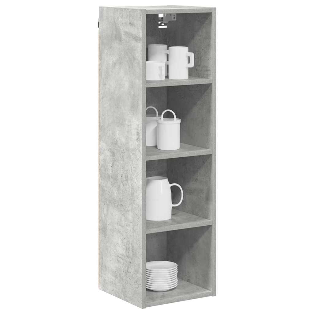 vidaXL Hängeschrank Beton Grau 30 x 29,5 x 100 cm Holzwerkstoff