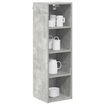 vidaXL Hängeschrank Beton Grau 30 x 29,5 x 100 cm Holzwerkstoff