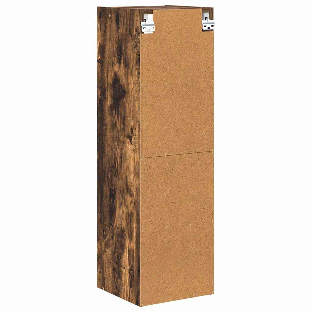 vidaXL Hängeschrank Geräucherte Eiche 30 x 29,5 x 100 cm Holzwerkstoff