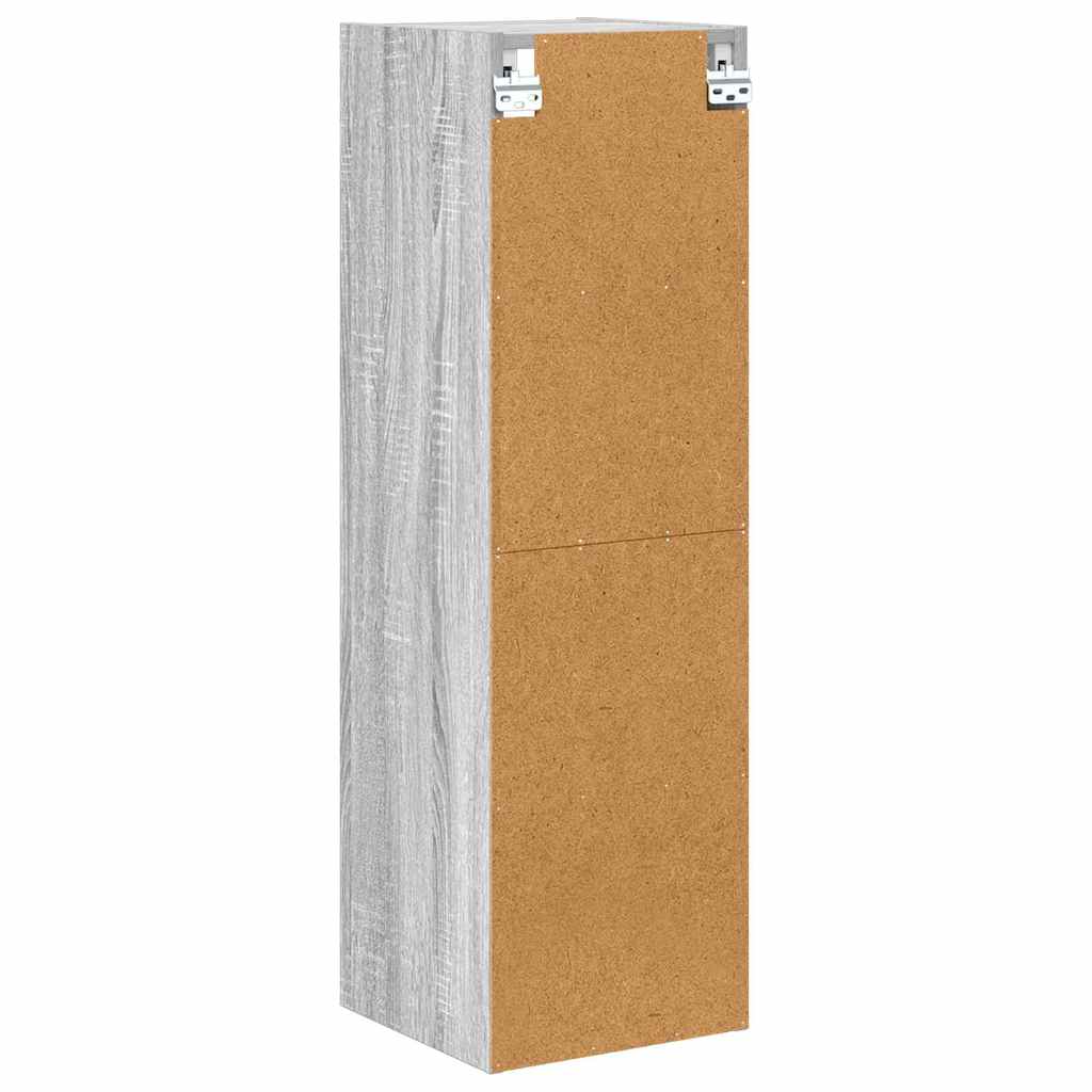 vidaXL Hängeschrank Graues Sonoma 30 x 29,5 x 100 cm Holzwerkstoff