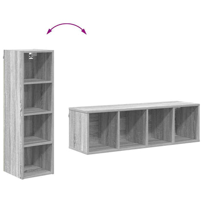vidaXL Hängeschrank Graues Sonoma 30 x 29,5 x 100 cm Holzwerkstoff