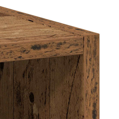 vidaXL Hängeschrank Altholz 30 x 29,5 x 100 cm Holzwerkstoff