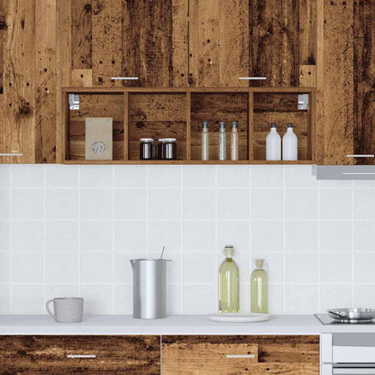 vidaXL Hängeschrank Altholz 30 x 29,5 x 100 cm Holzwerkstoff