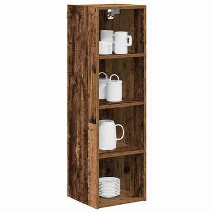 vidaXL Hängeschrank Altholz 30 x 29,5 x 100 cm Holzwerkstoff