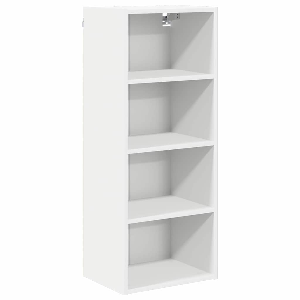 vidaXL Hängeschrank mit Speicher Weiß 40 x 29,5 x 100 cm Holzwerkstoff