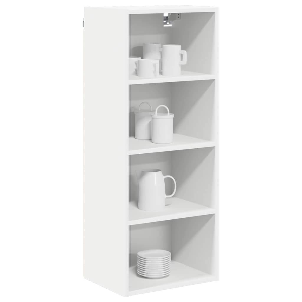 vidaXL Hängeschrank mit Speicher Weiß 40 x 29,5 x 100 cm Holzwerkstoff