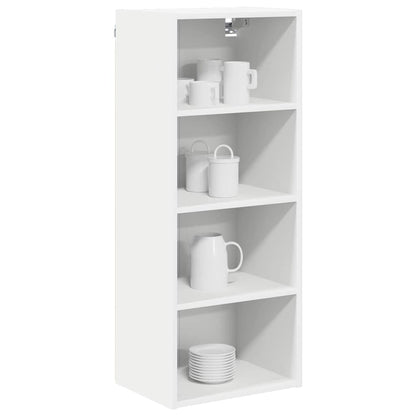 vidaXL Hängeschrank mit Speicher Weiß 40 x 29,5 x 100 cm Holzwerkstoff