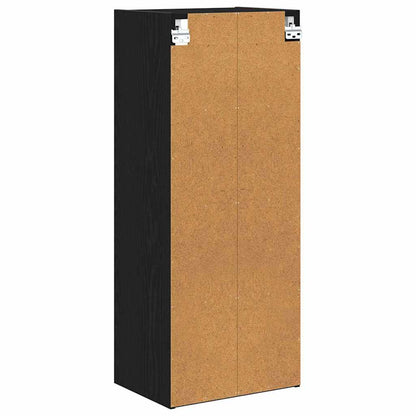 vidaXL Hängeschrank Schwarz Eichen-Optik 40 x 29,5 x 100 cm