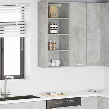 vidaXL Hängeschrank Beton Grau 40 x 29,5 x 100 cm Holzwerkstoff