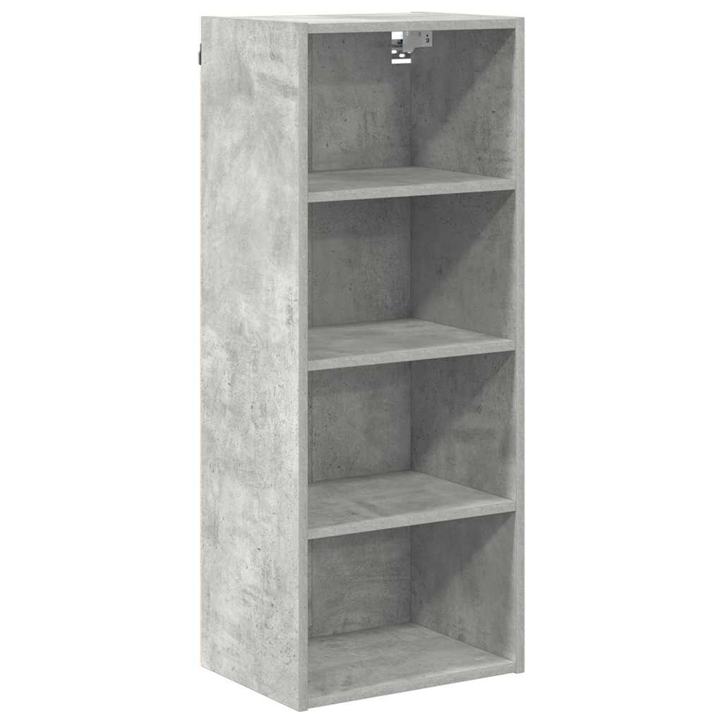 vidaXL Hängeschrank Beton Grau 40 x 29,5 x 100 cm Holzwerkstoff