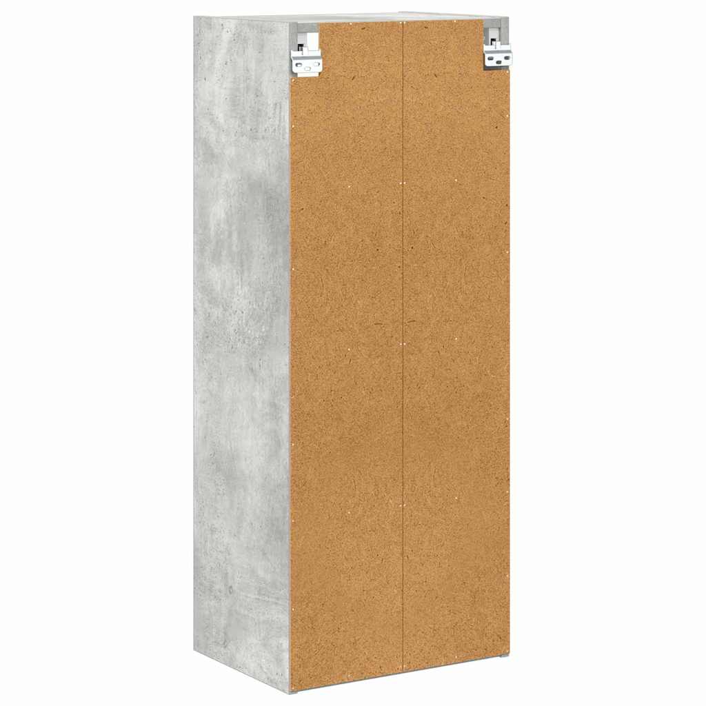 vidaXL Hängeschrank Beton Grau 40 x 29,5 x 100 cm Holzwerkstoff