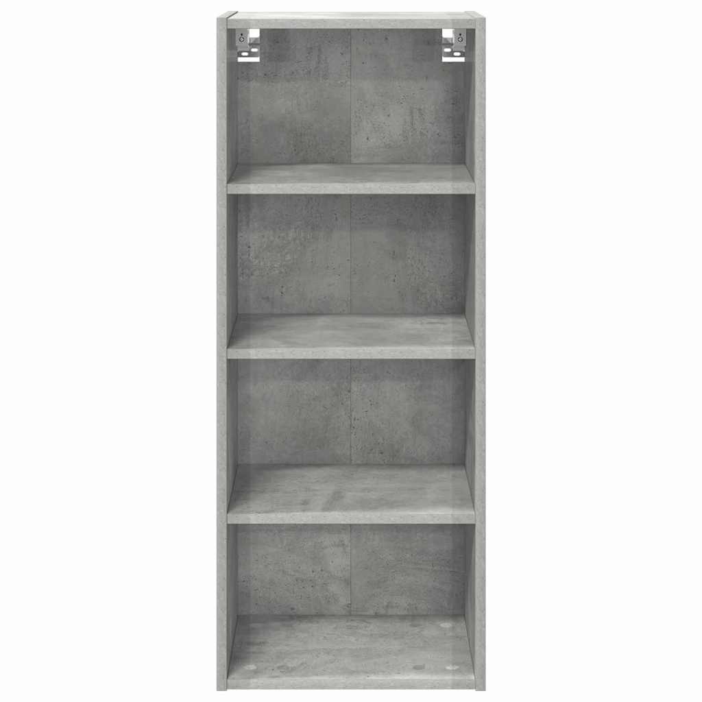 vidaXL Hängeschrank Beton Grau 40 x 29,5 x 100 cm Holzwerkstoff