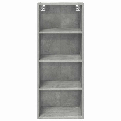 vidaXL Hängeschrank Beton Grau 40 x 29,5 x 100 cm Holzwerkstoff