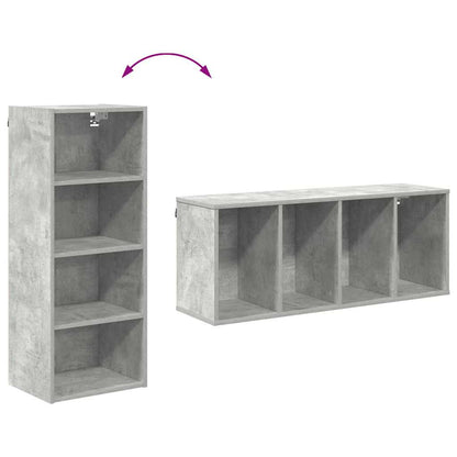 vidaXL Hängeschrank Beton Grau 40 x 29,5 x 100 cm Holzwerkstoff