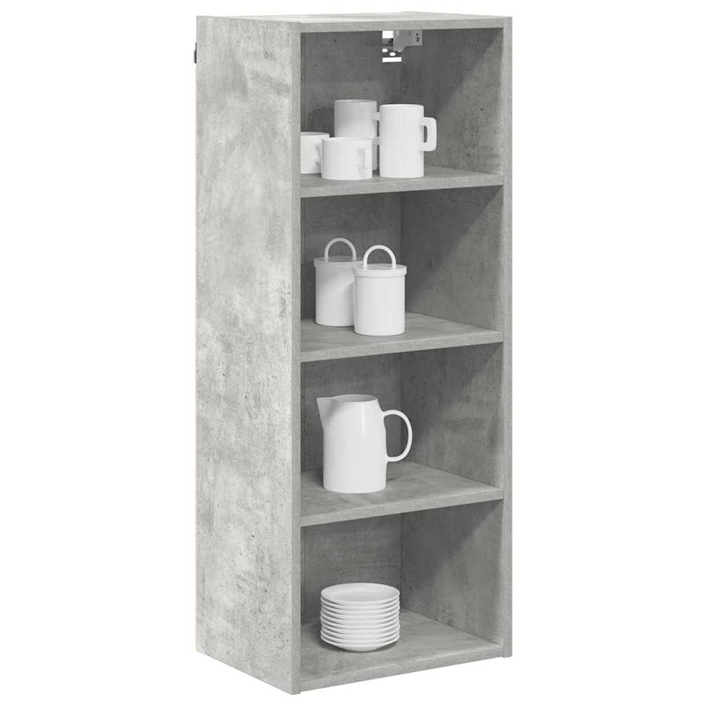 vidaXL Hängeschrank Beton Grau 40 x 29,5 x 100 cm Holzwerkstoff