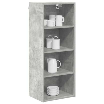 vidaXL Hängeschrank Beton Grau 40 x 29,5 x 100 cm Holzwerkstoff