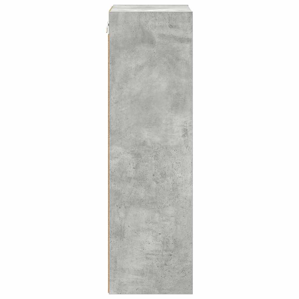 vidaXL Hängeschrank Beton Grau 40 x 29,5 x 100 cm Holzwerkstoff