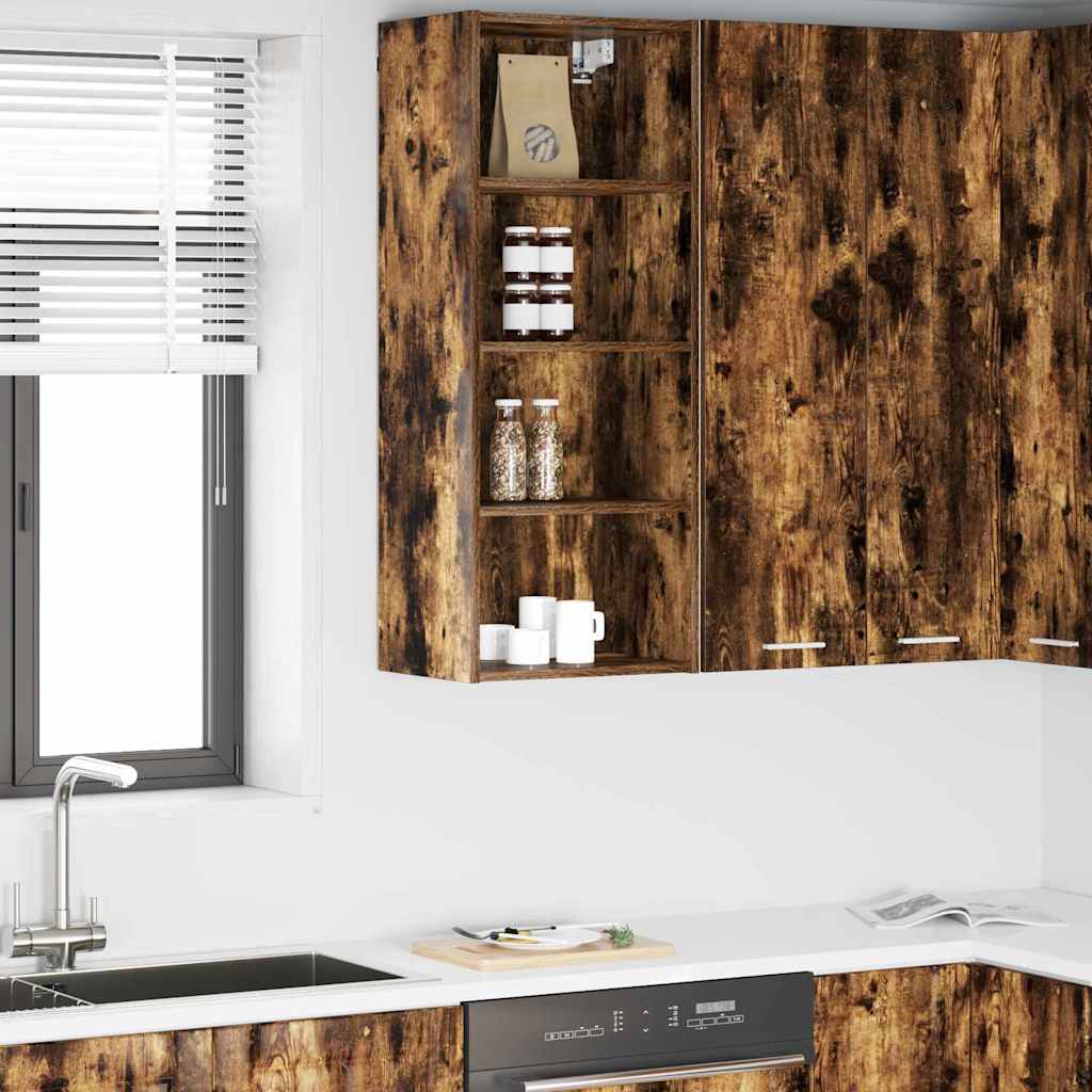 vidaXL Hängeschrank Geräucherte Eiche 40 x 29,5 x 100 cm Holzwerkstoff