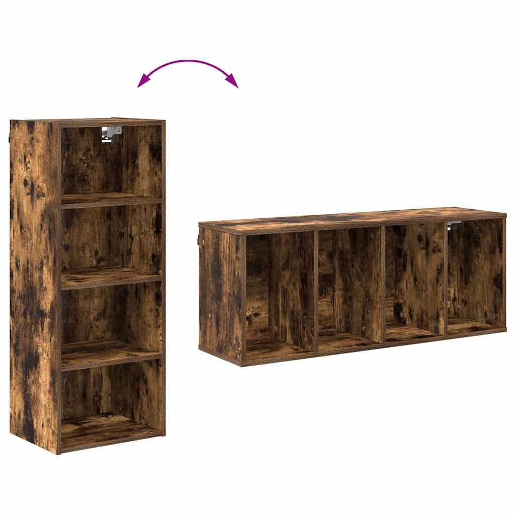 vidaXL Hängeschrank Geräucherte Eiche 40 x 29,5 x 100 cm Holzwerkstoff