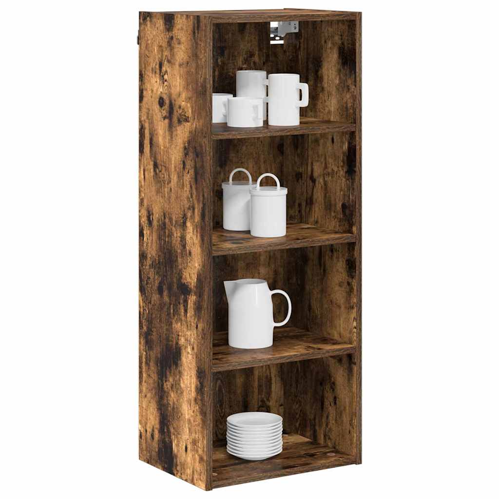 vidaXL Hängeschrank Geräucherte Eiche 40 x 29,5 x 100 cm Holzwerkstoff