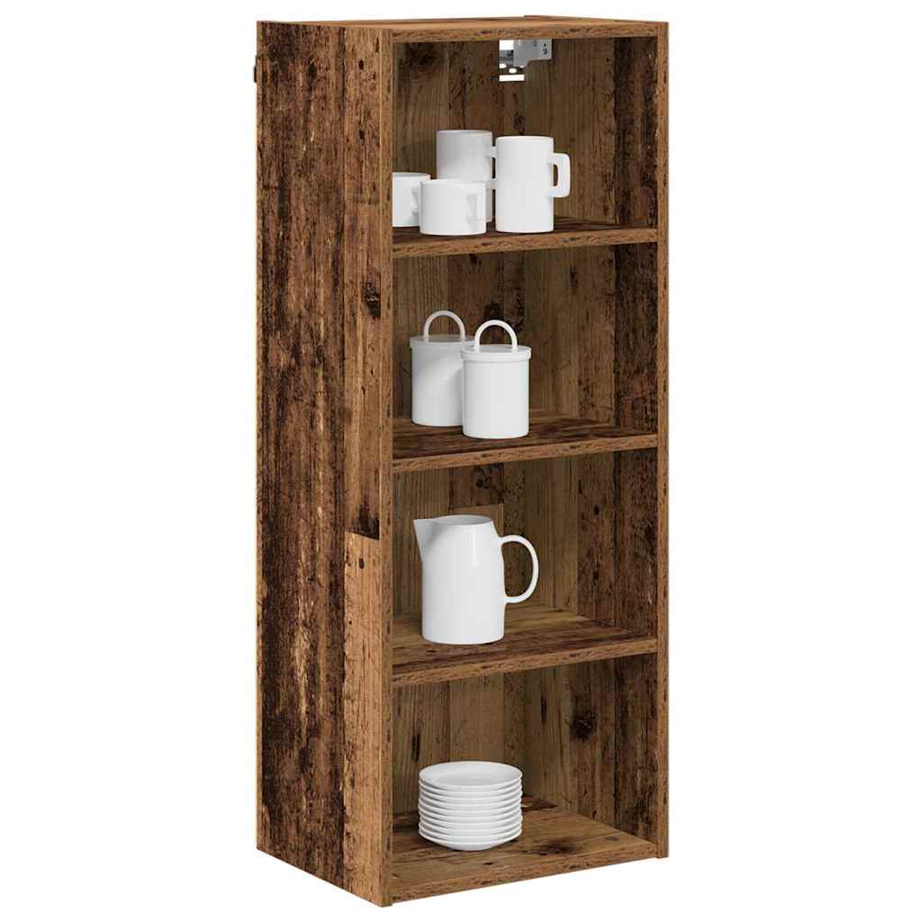 vidaXL Hängeschrank Altholz 40 x 29,5 x 100 cm Holzwerkstoff