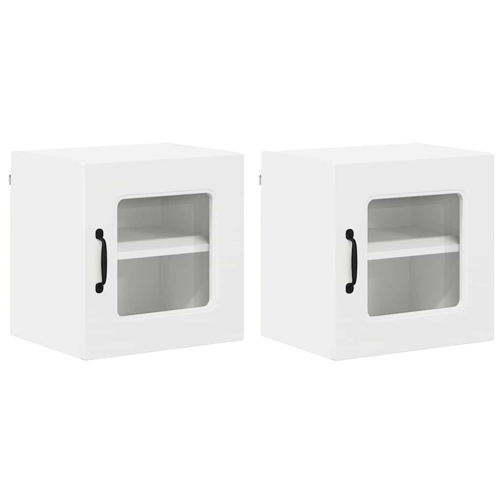 vidaXL Küchenschrank Kalmar 2 pcs Weiß 40 x 31 x 40 cm Holzwerkstoff