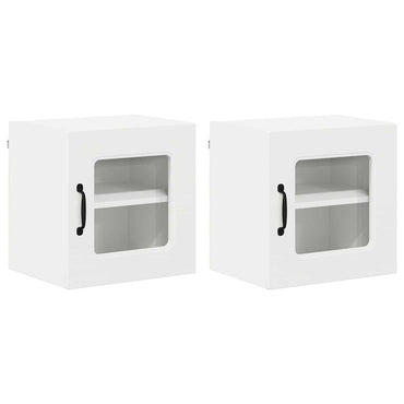 vidaXL Küchenschrank Kalmar 2 pcs Weiß 40 x 31 x 40 cm Holzwerkstoff