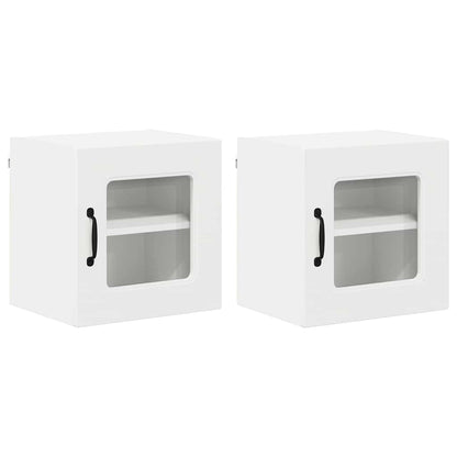 vidaXL Küchenschrank Kalmar 2 pcs Weiß 40 x 31 x 40 cm Holzwerkstoff