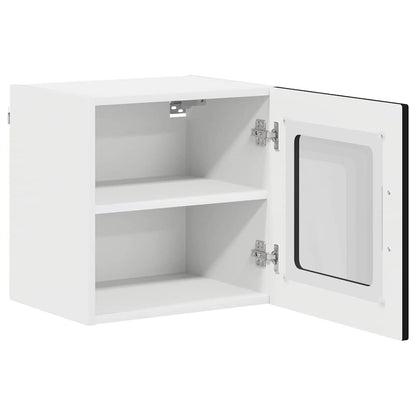 vidaXL Küchenschrank mit Speicher Kalmar 2 pcs Schwarz 40 x 31 x 40 cm