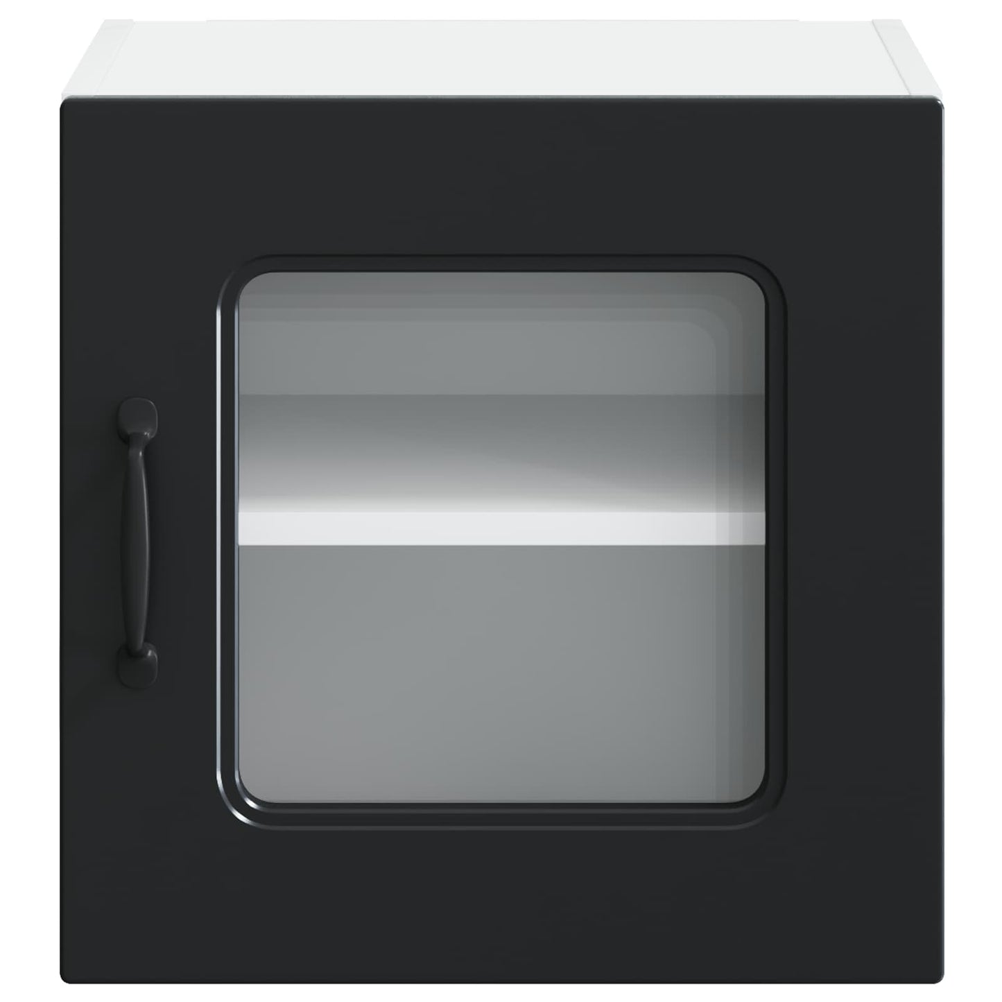 vidaXL Küchenschrank mit Speicher Kalmar 2 pcs Schwarz 40 x 31 x 40 cm
