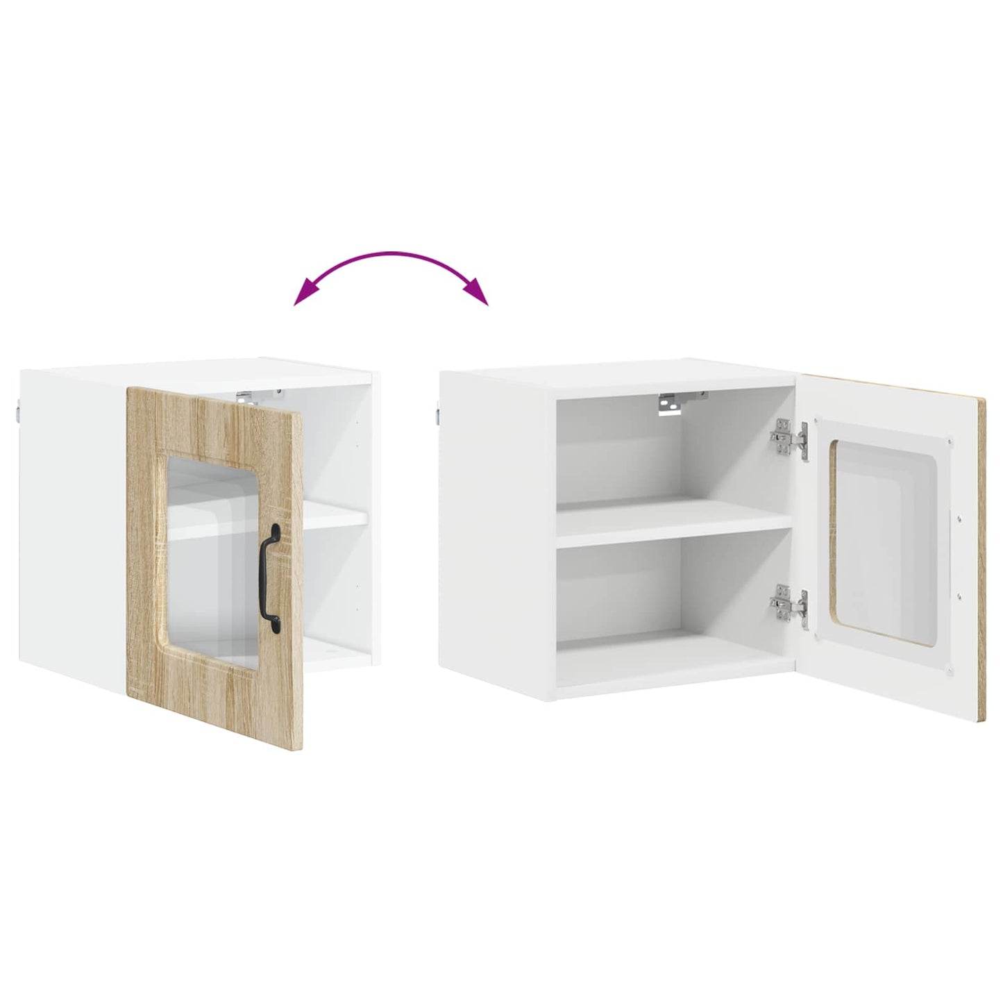 vidaXL Küchenschrank Kalmar Sonoma-Eiche 40 x 31 x 40 cm Holzwerkstoff