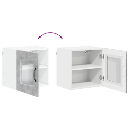 vidaXL Küchenschrank Kalmar Beton Grau 40 x 31 x 40 cm Holzwerkstoff