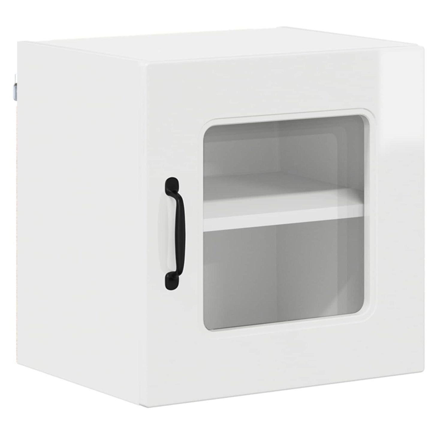 vidaXL Küchenschrank Kalmar 2 pcs Hochglanz Weiß 40 x 31 x 40 cm