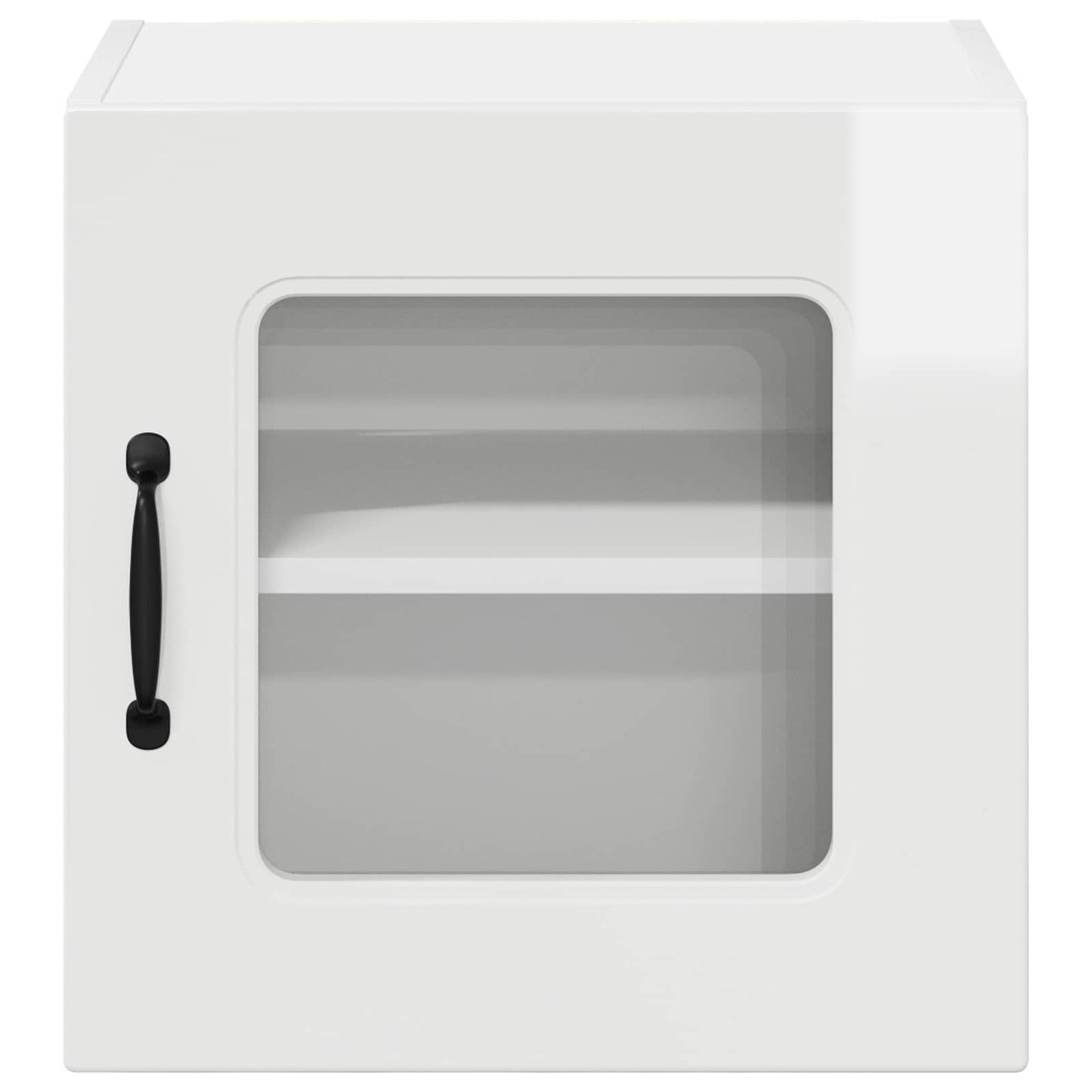 vidaXL Küchenschrank Kalmar 2 pcs Hochglanz Weiß 40 x 31 x 40 cm