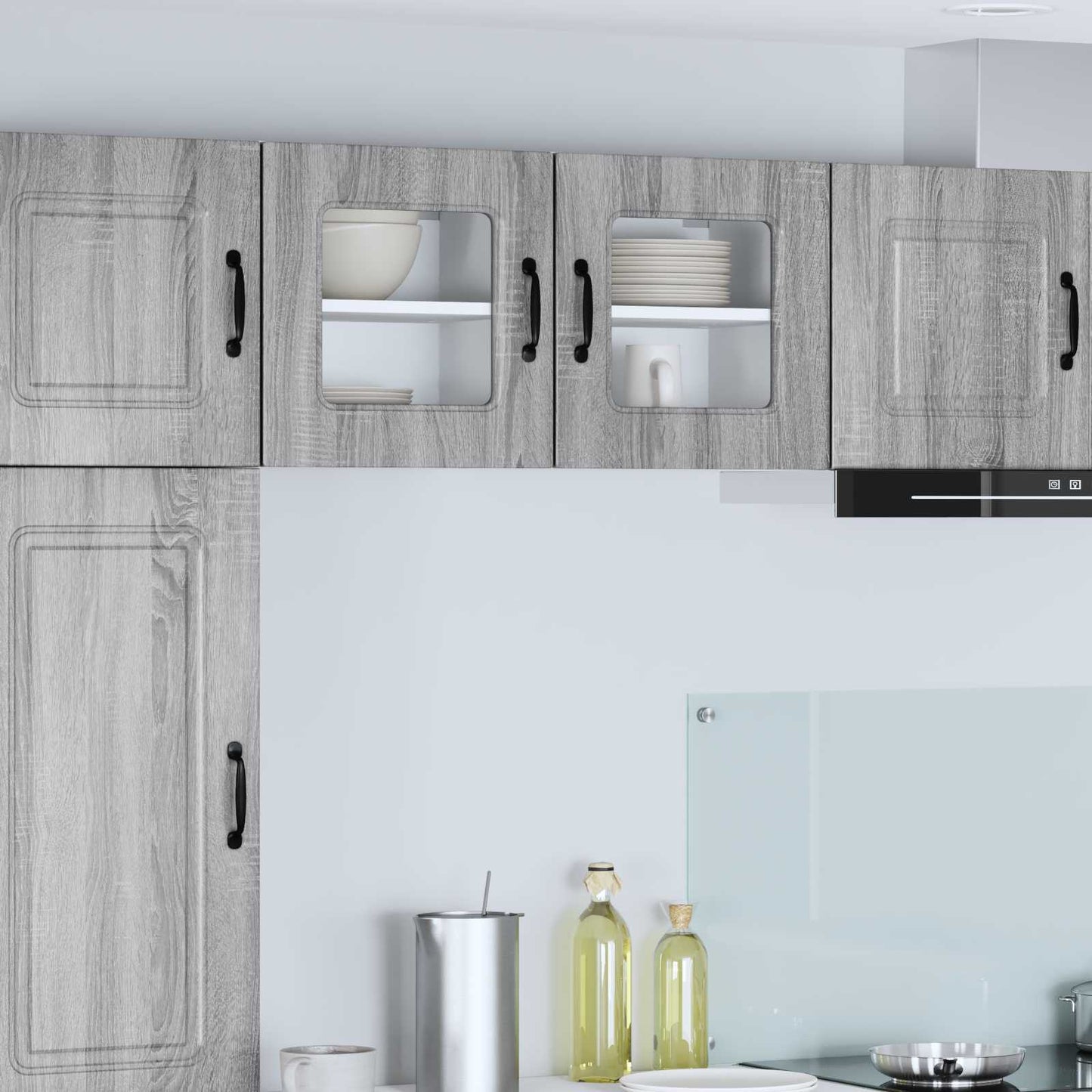 vidaXL Küchenschrank mit Speicher Kalmar Graues Sonoma 40 x 31 x 40 cm