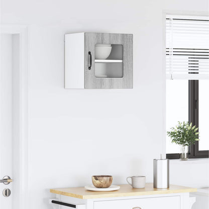 vidaXL Küchenschrank mit Speicher Kalmar Graues Sonoma 40 x 31 x 40 cm