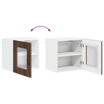 vidaXL Küchenschrank Kalmar 2 pcs Braun Eichen-Optik 40 x 31 x 40 cm