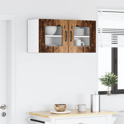 vidaXL Küchenschrank mit Speicher Kalmar 2 pcs Altholz 40 x 31 x 40 cm