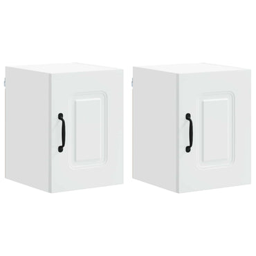 vidaXL Küchenschrank Kalmar 2 pcs Weiß 30 x 31 x 40 cm Holzwerkstoff
