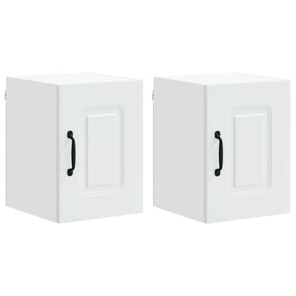 vidaXL Küchenschrank Kalmar 2 pcs Weiß 30 x 31 x 40 cm Holzwerkstoff