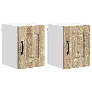 vidaXL Küchenschrank Kalmar 2 pcs Sonoma-Eiche 30 x 31 x 40 cm