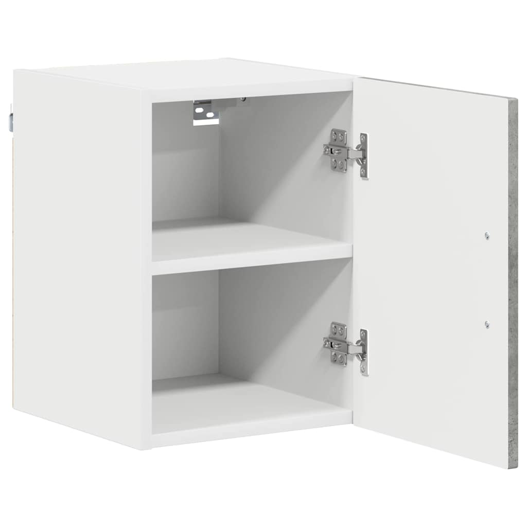 vidaXL Küchenschrank Kalmar 2 pcs Beton Grau 30 x 31 x 40 cm