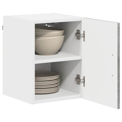 vidaXL Küchenschrank Kalmar 2 pcs Beton Grau 30 x 31 x 40 cm