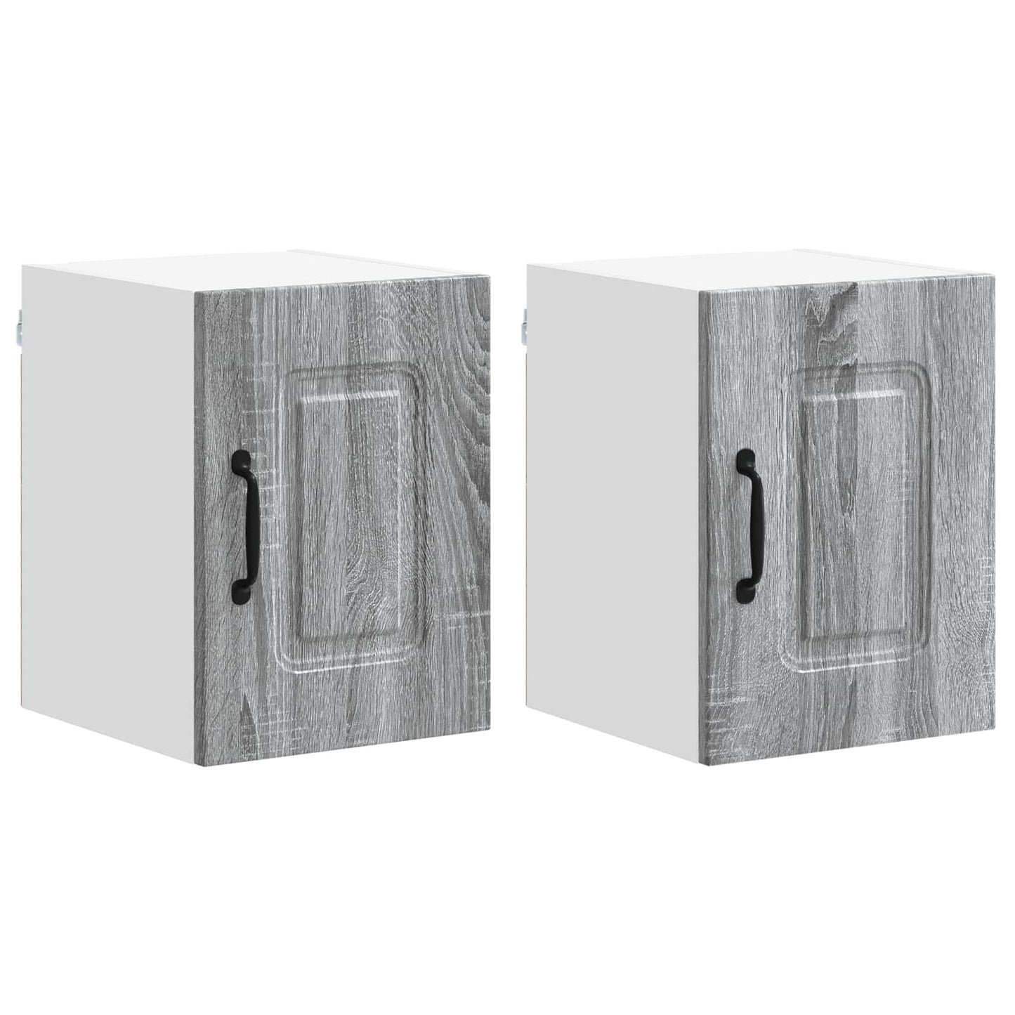 vidaXL Küchenschrank Kalmar 2 pcs Graues Sonoma 30 x 31 x 40 cm