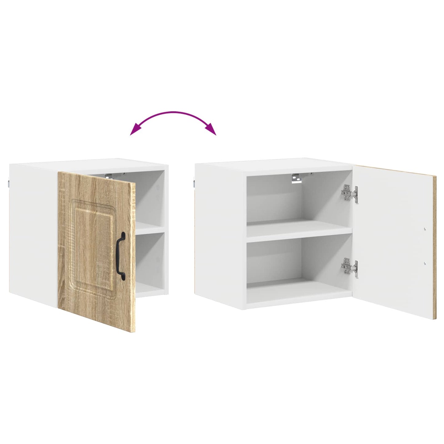 vidaXL Küchenschrank Kalmar Sonoma-Eiche 40 x 31 x 40 cm Holzwerkstoff