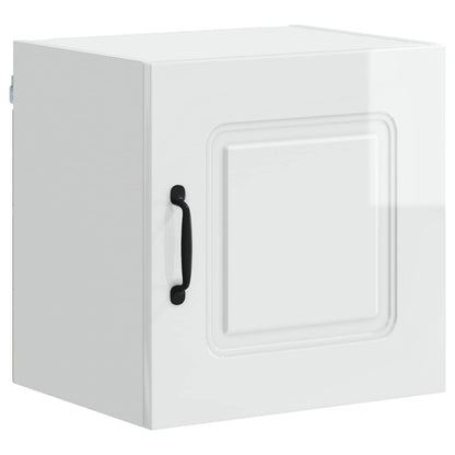 vidaXL Küchenschrank Kalmar Hochglanz Weiß 40 x 31 x 40 cm