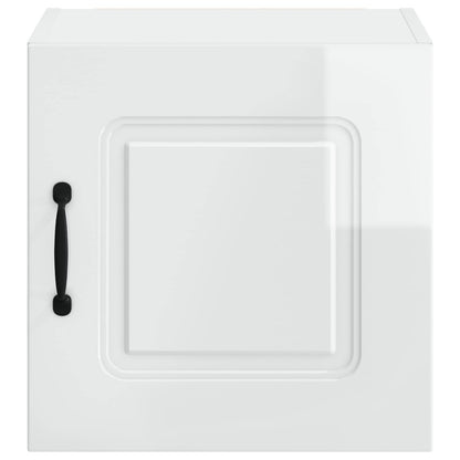 vidaXL Küchenschrank Kalmar Hochglanz Weiß 40 x 31 x 40 cm