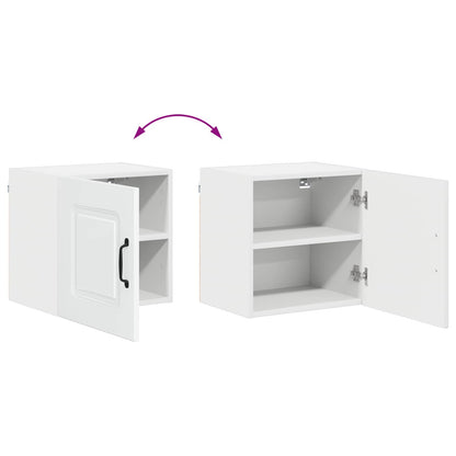 vidaXL Küchenschrank Kalmar Hochglanz Weiß 40 x 31 x 40 cm