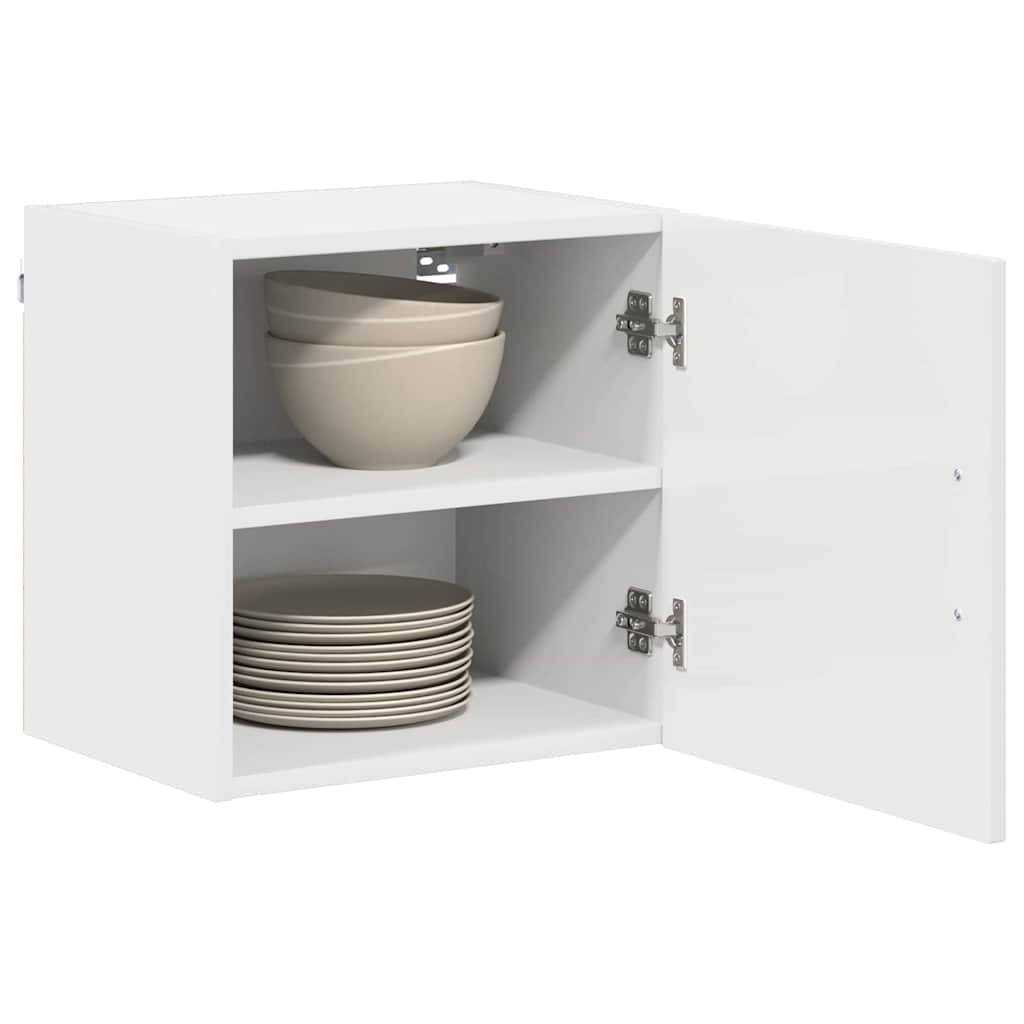 vidaXL Küchenschrank Kalmar Hochglanz Weiß 40 x 31 x 40 cm