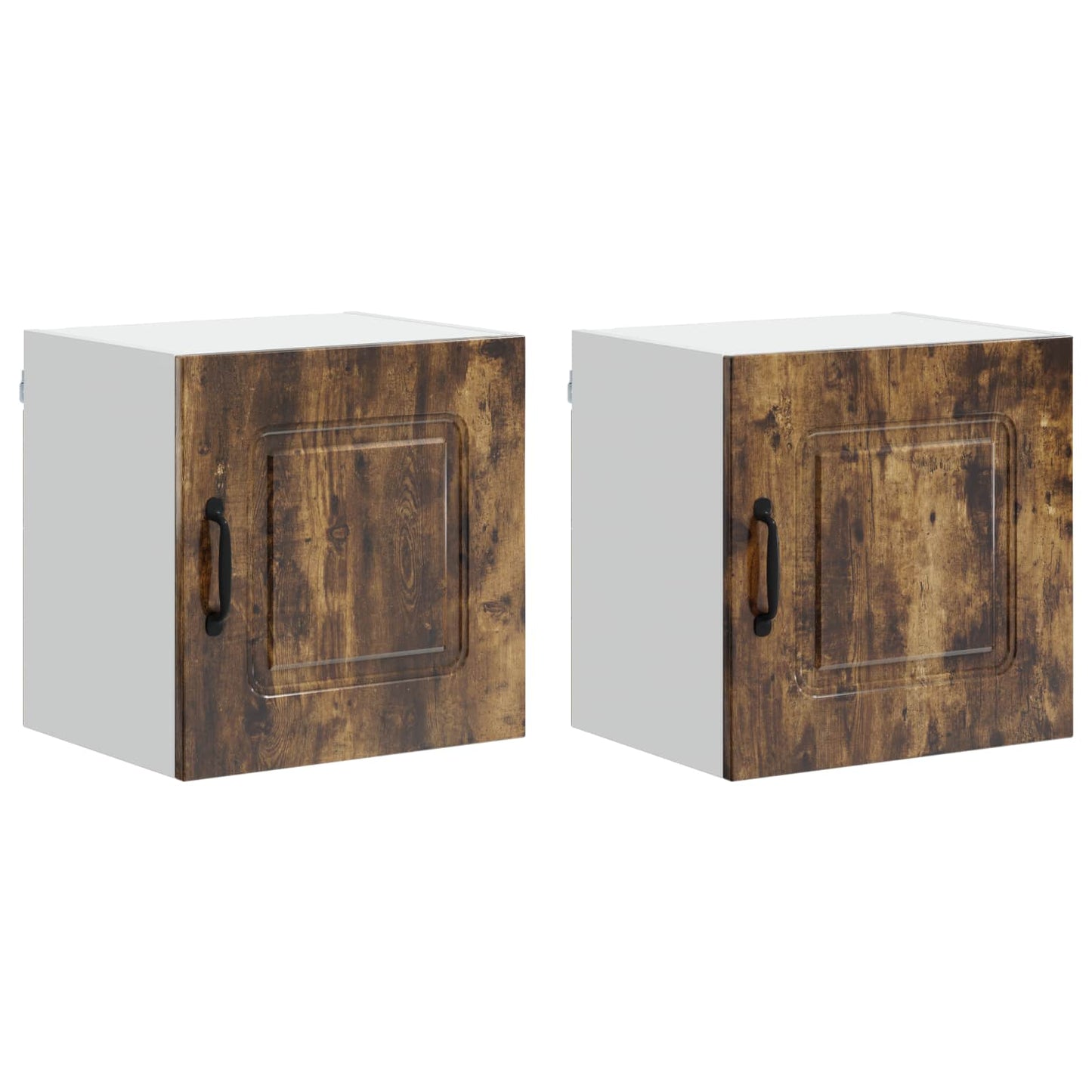 vidaXL Küchenschrank Kalmar 2 pcs Geräucherte Eiche 40 x 31 x 40 cm